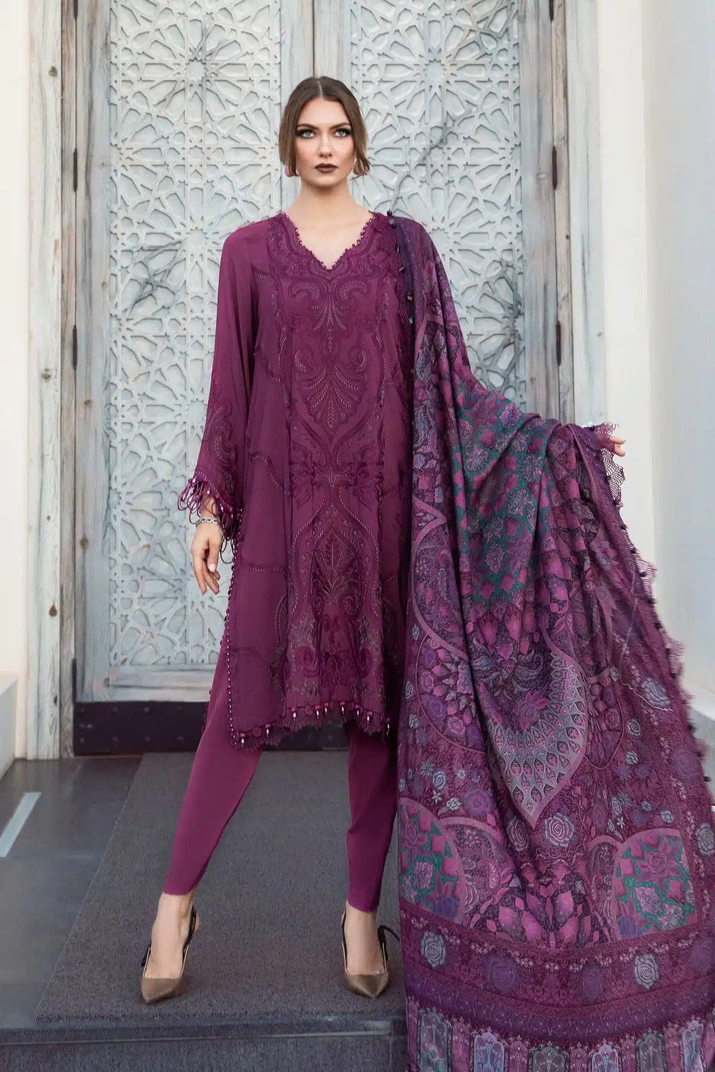 Maria B | M Prints Winter 23 | MPT-2003-B - House Of Anaya
