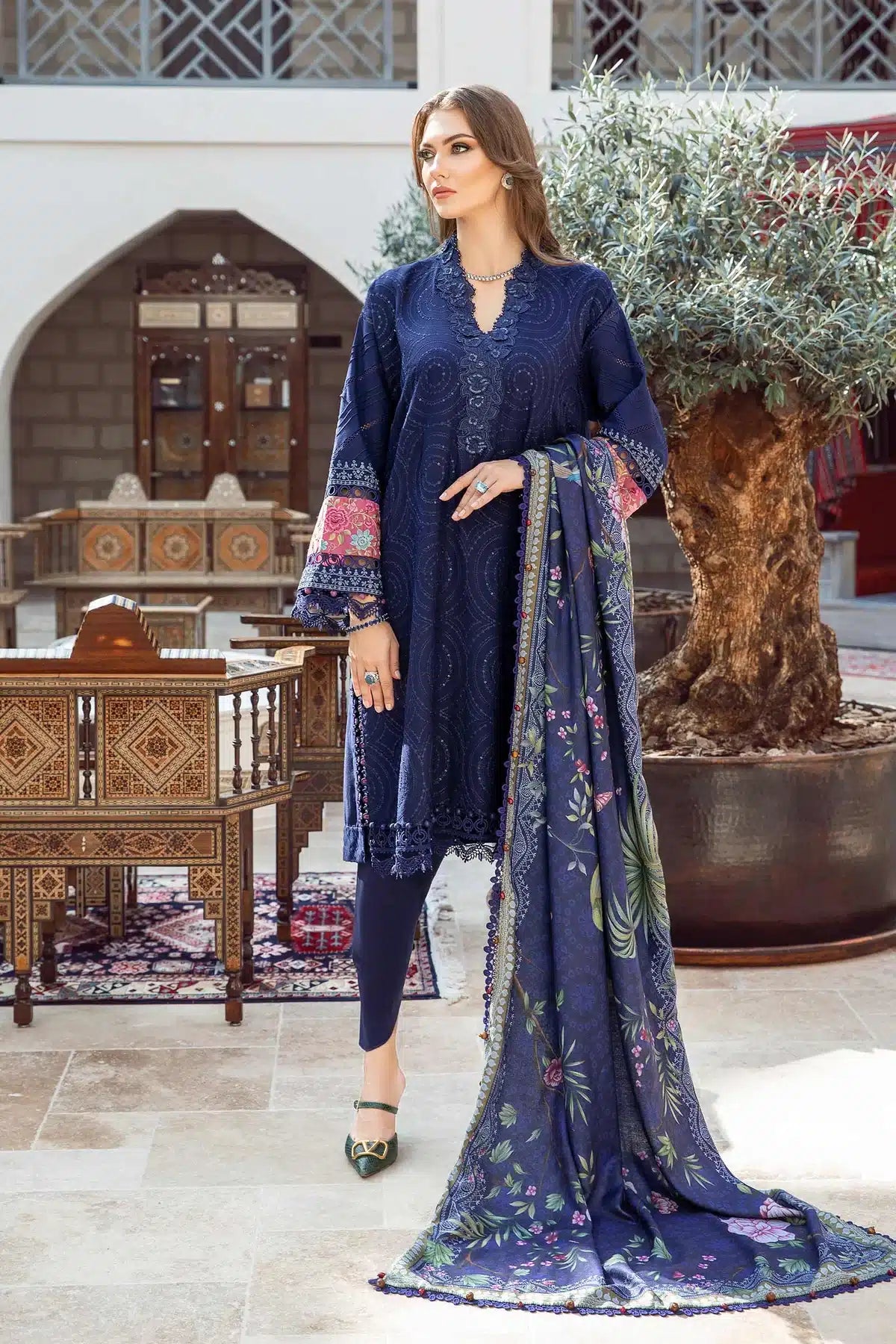 Maria B | M Prints Winter 23 | MPT-2001-B - House Of Anaya