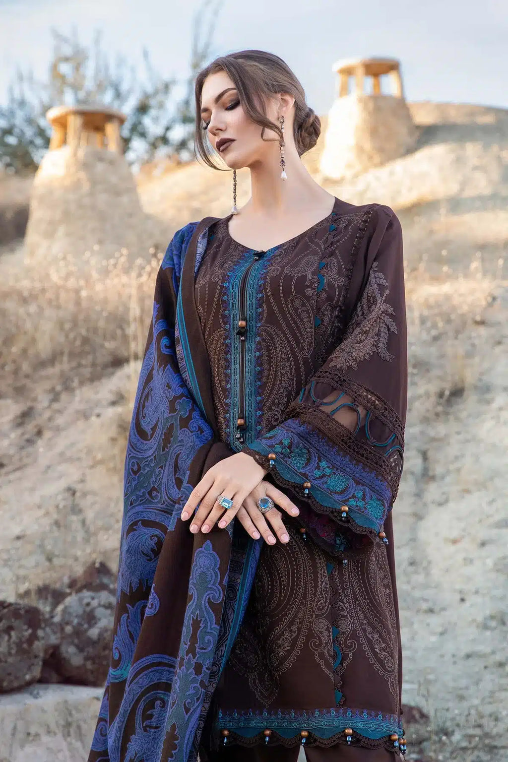 Maria B | M Prints Winter 23 | MPT-2008-B - House Of Anaya