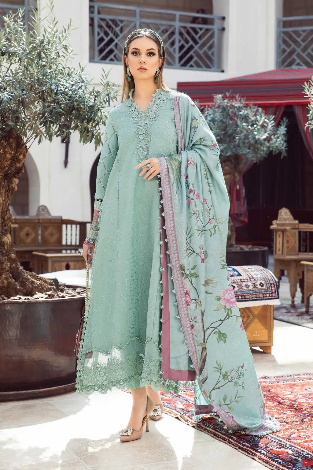 Maria B | M Prints Winter 23 | MPT-2001-A - House Of Anaya