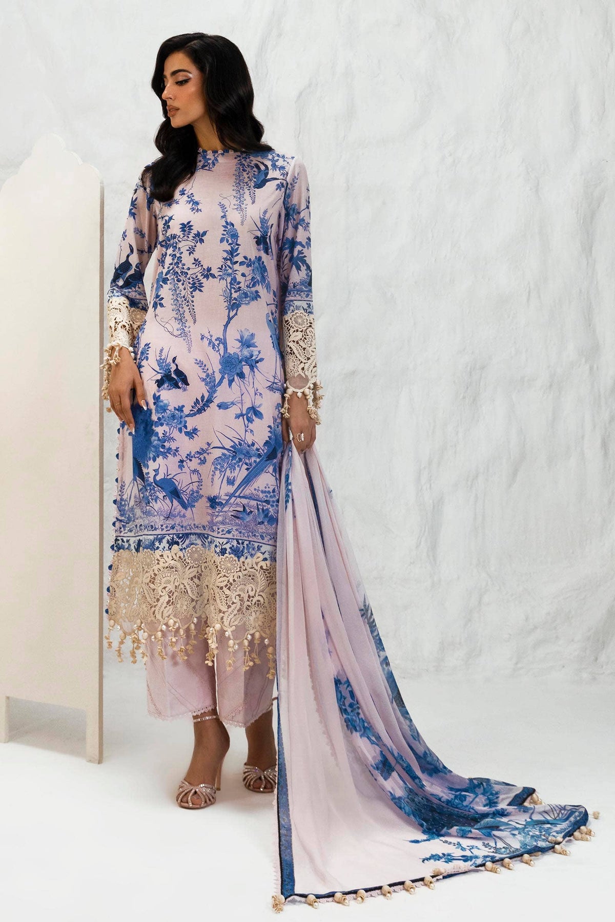 Sana Safinaz | Muzlin Summer 24 | 004B-CI - House Of Anaya
