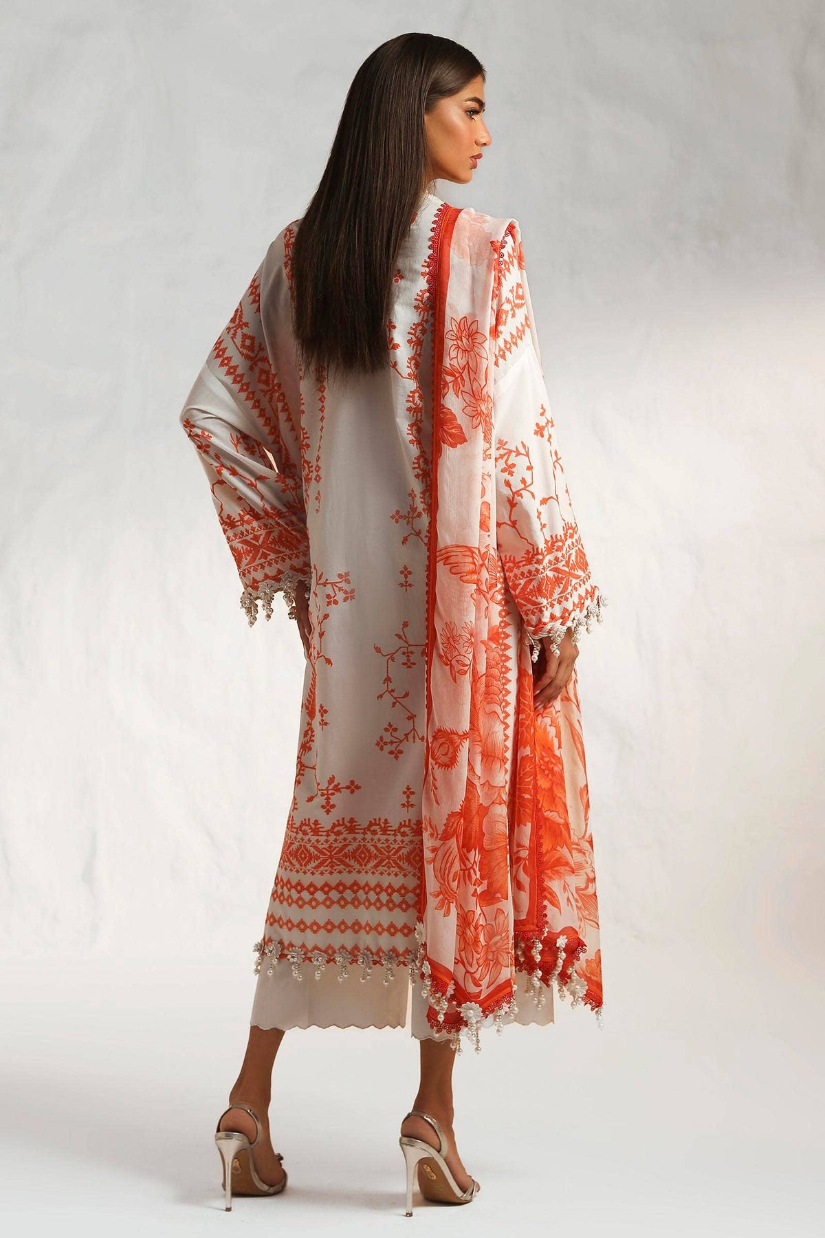Sana Safinaz | Muzlin Summer 24 | 017B-CJ - House Of Anaya