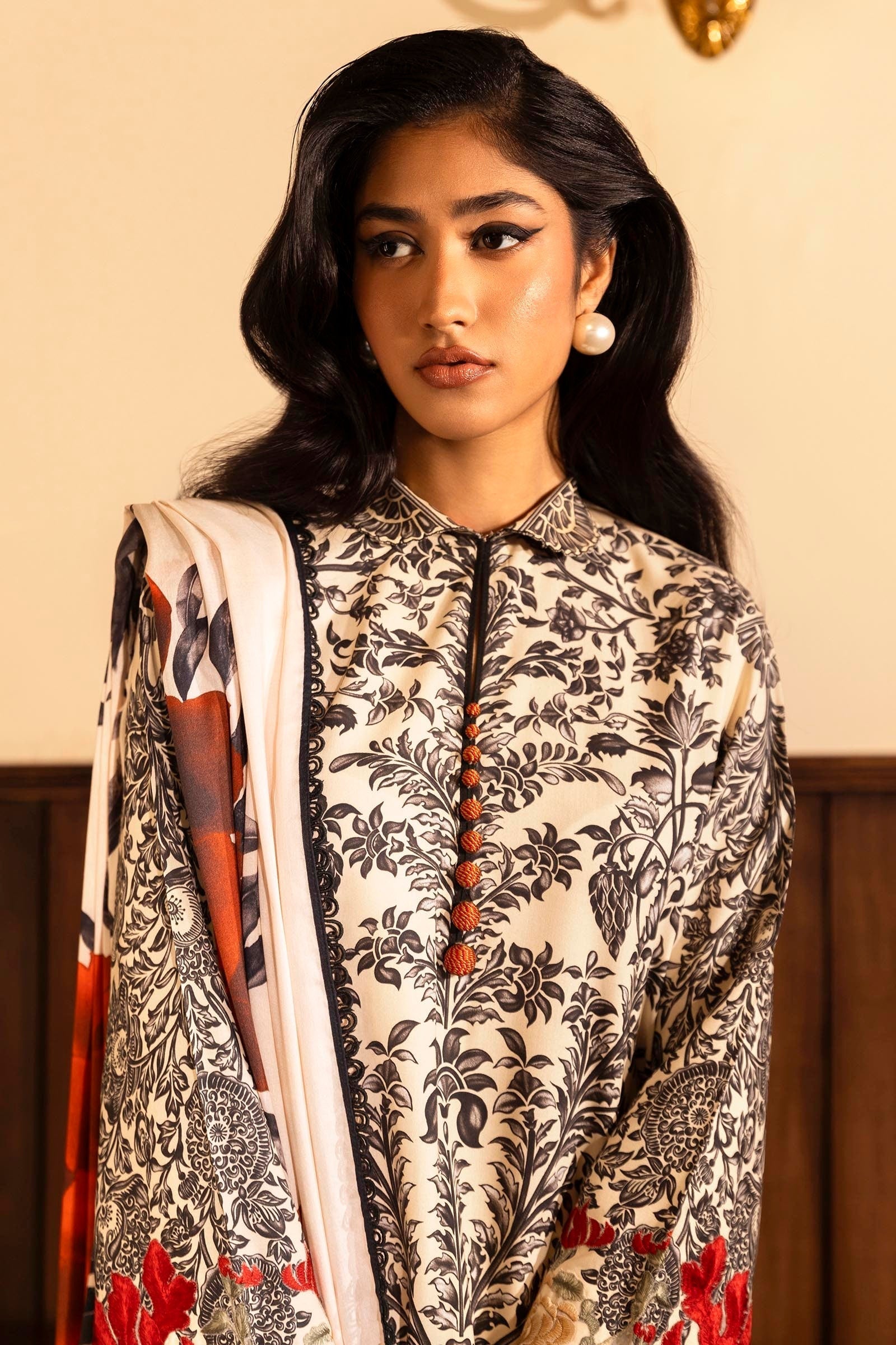 Sana Safinaz | Muzlin Winter 2024 |  M243-019A-3DB