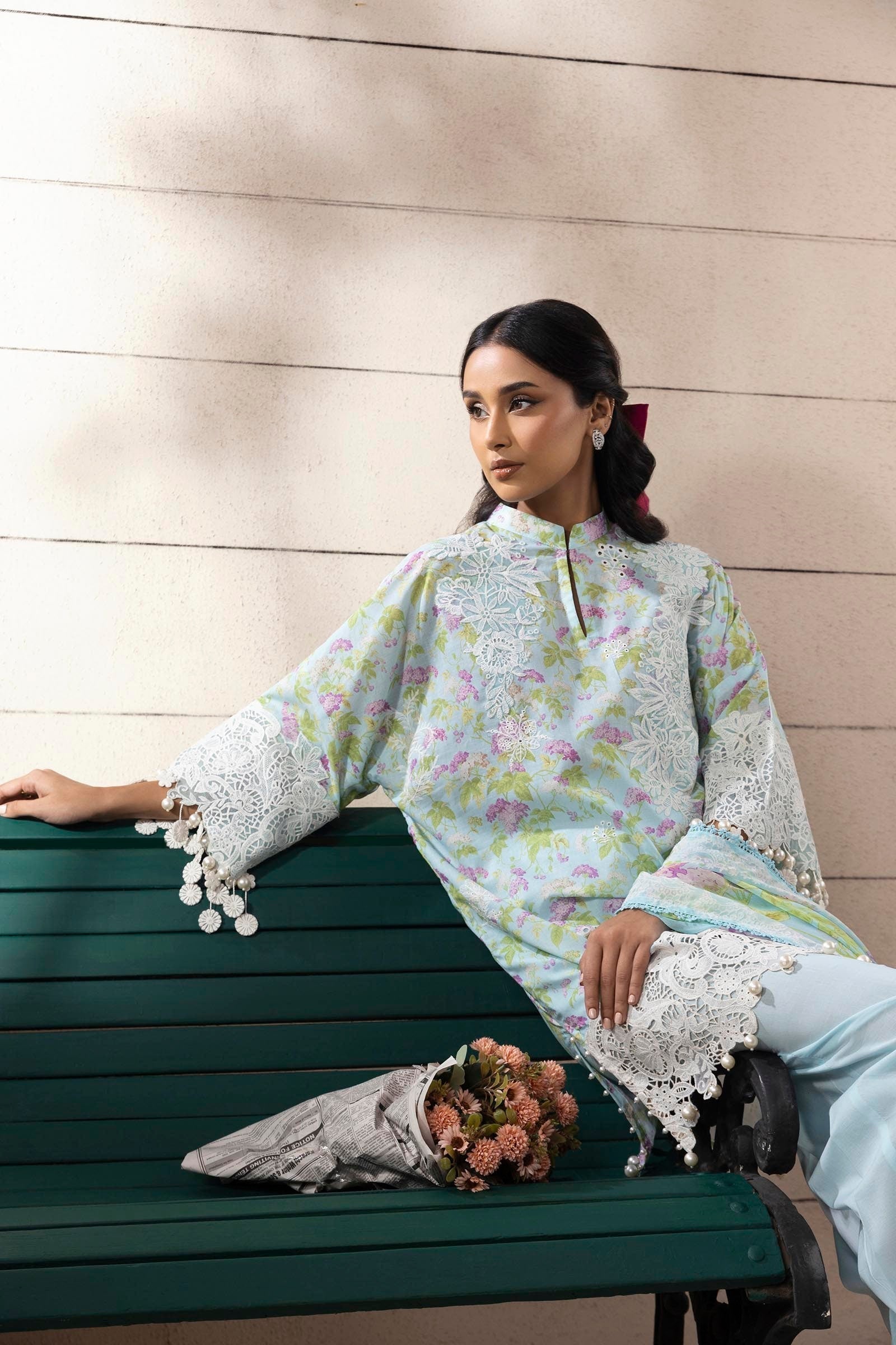 Sana Safinaz | Muzlin Spring 25 | M251-006B-3CI - Riwayat-e-Khas