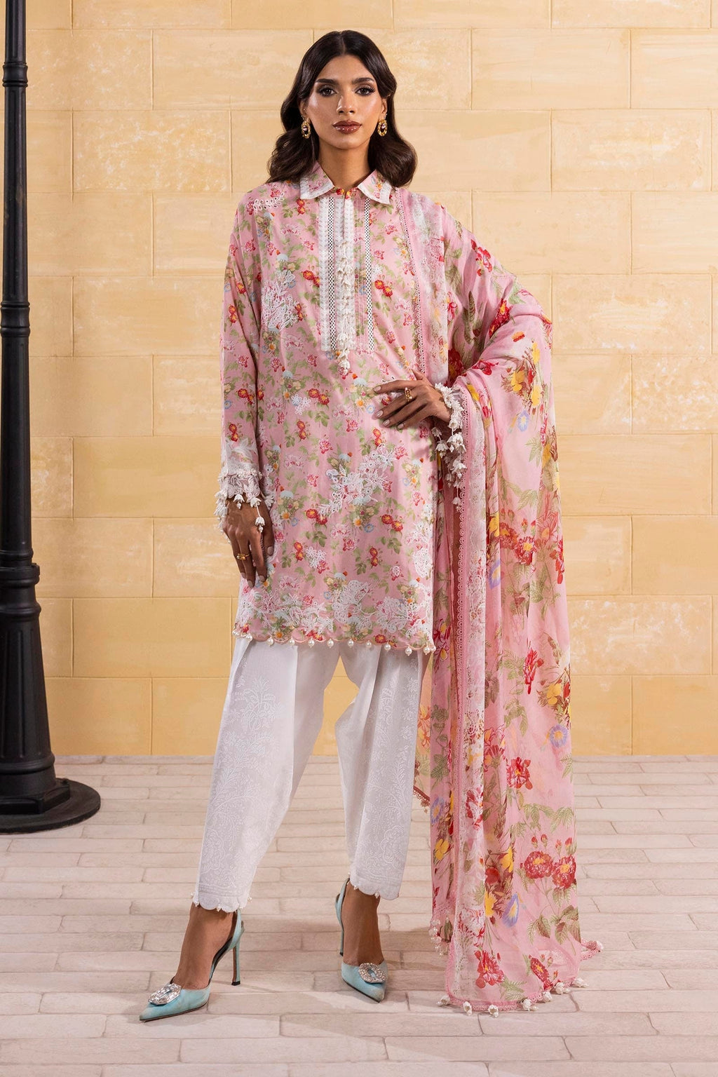 Sana Safinaz | Muzlin Spring 25 | M251-007A-3CI - Riwayat-e-Khas