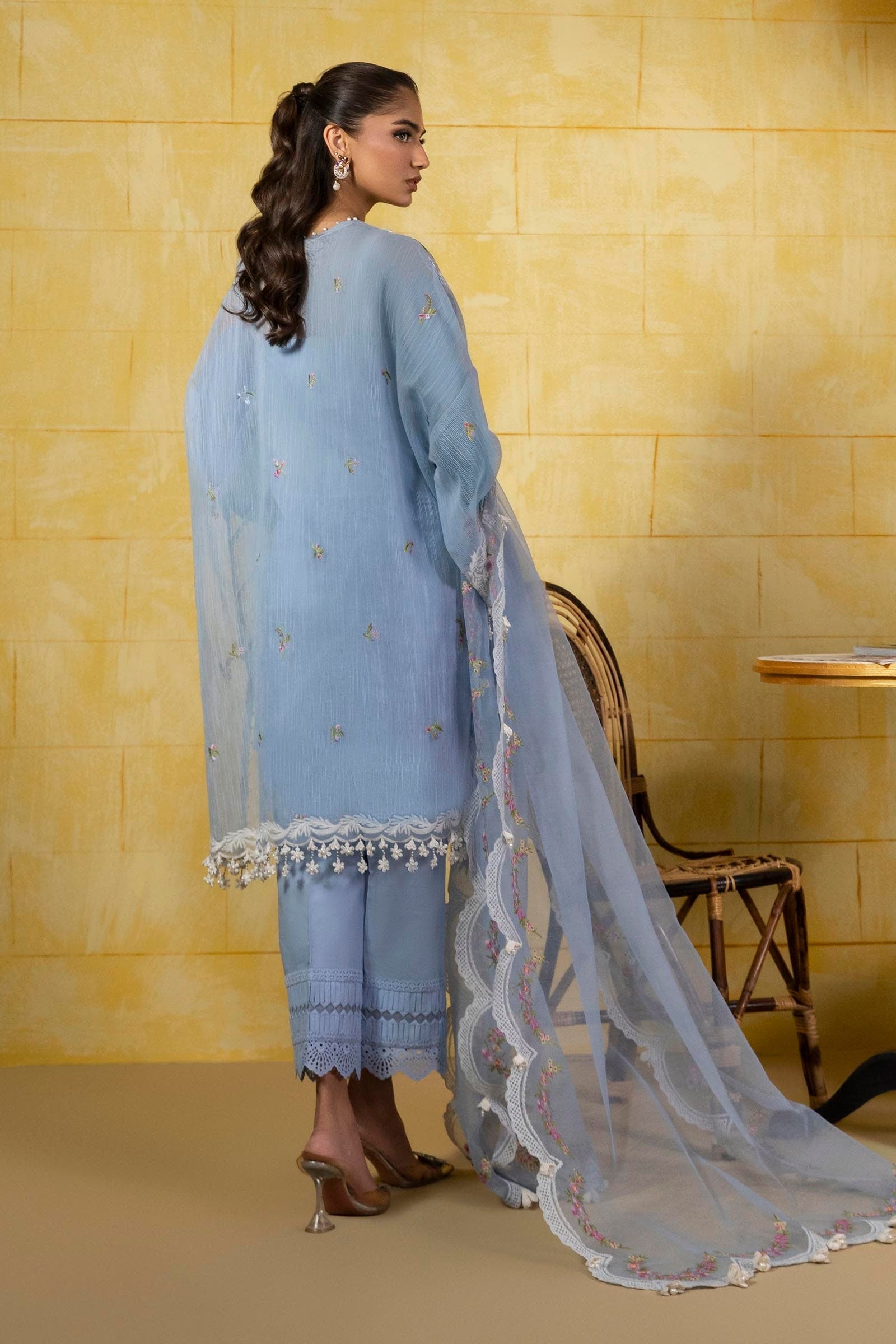 Sana Safinaz | Muzlin Spring 25 | M251-009B-3CT - Riwayat-e-Khas