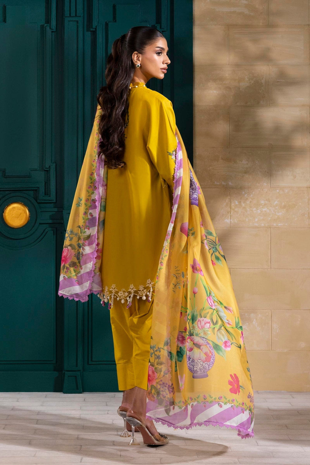 Sana Safinaz | Muzlin Spring 25 | M251-013B-3CL - Riwayat-e-Khas