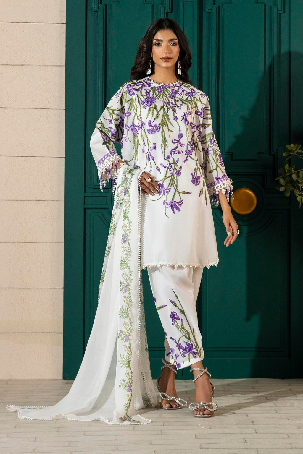 Sana Safinaz | Muzlin Spring 25 | M251-017A-3CJ - Riwayat-e-Khas