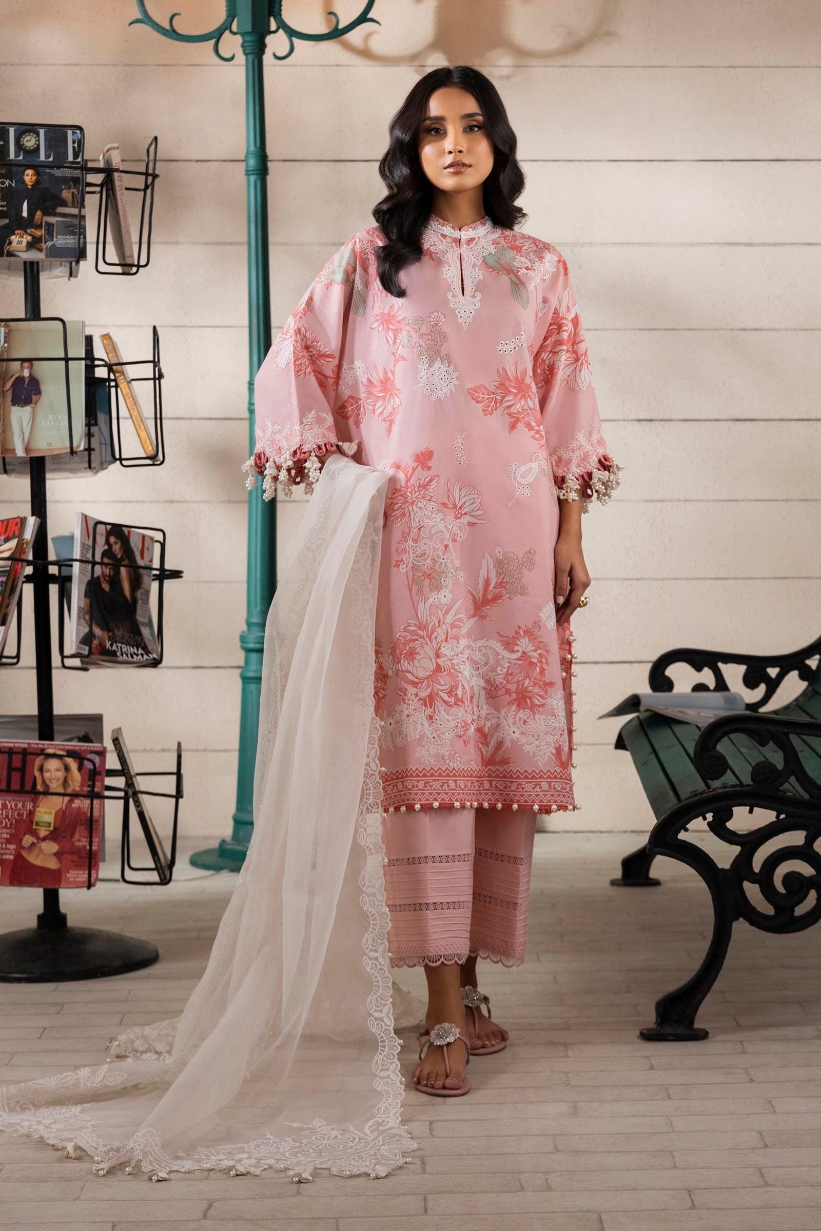 Sana Safinaz | Muzlin Spring 25 | M251-020A-3CS - Riwayat-e-Khas
