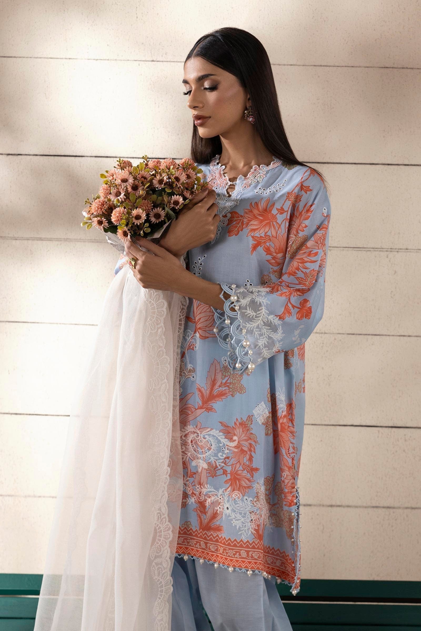 Sana Safinaz | Muzlin Spring 25 | M251-020B-3CS - Riwayat-e-Khas