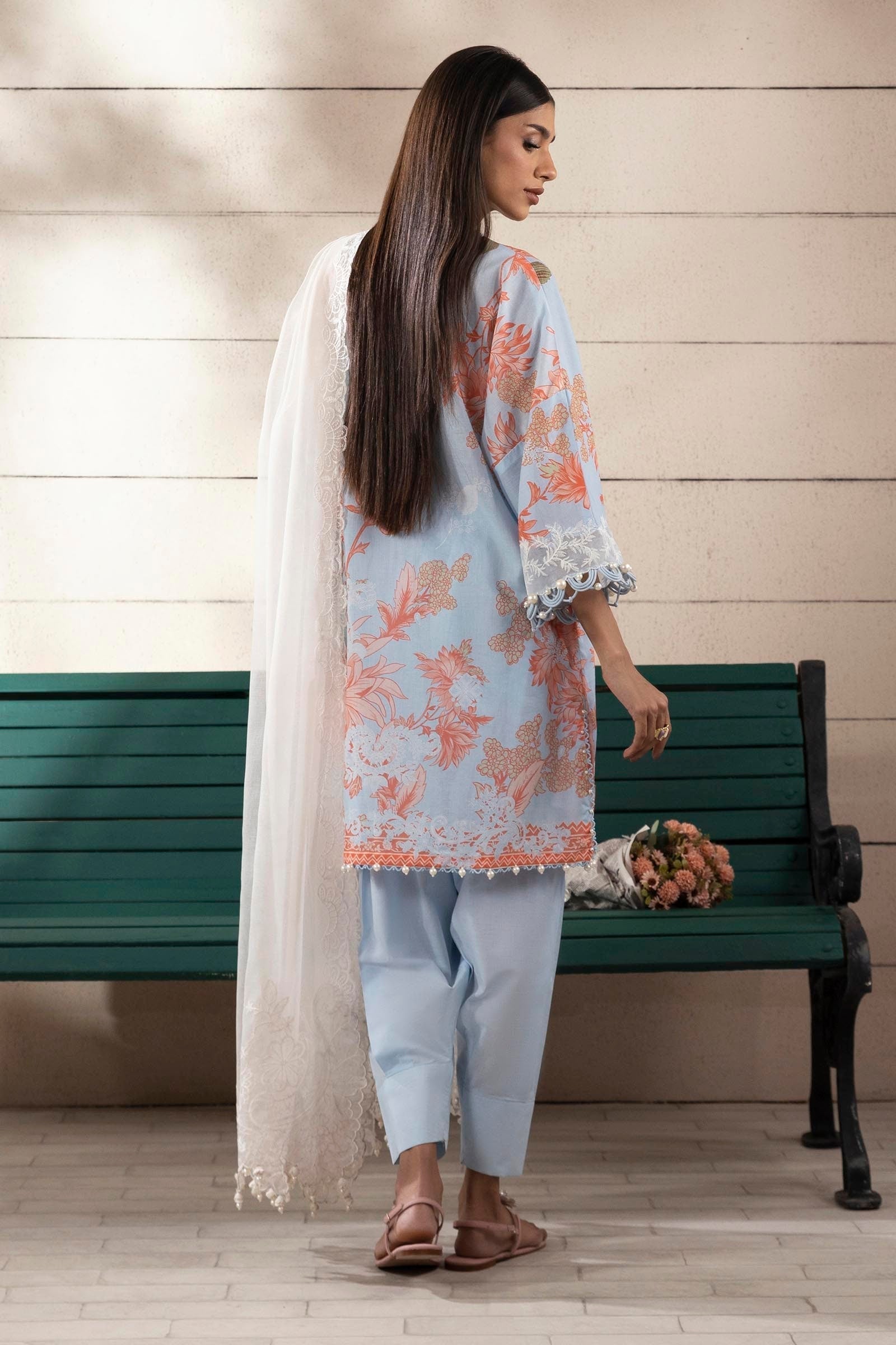 Sana Safinaz | Muzlin Spring 25 | M251-020B-3CS - Riwayat-e-Khas