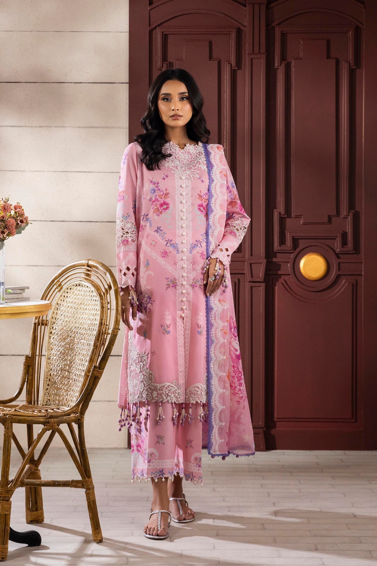 Sana Safinaz | Muzlin Spring 25 | M251-021A-3CI - Riwayat-e-Khas