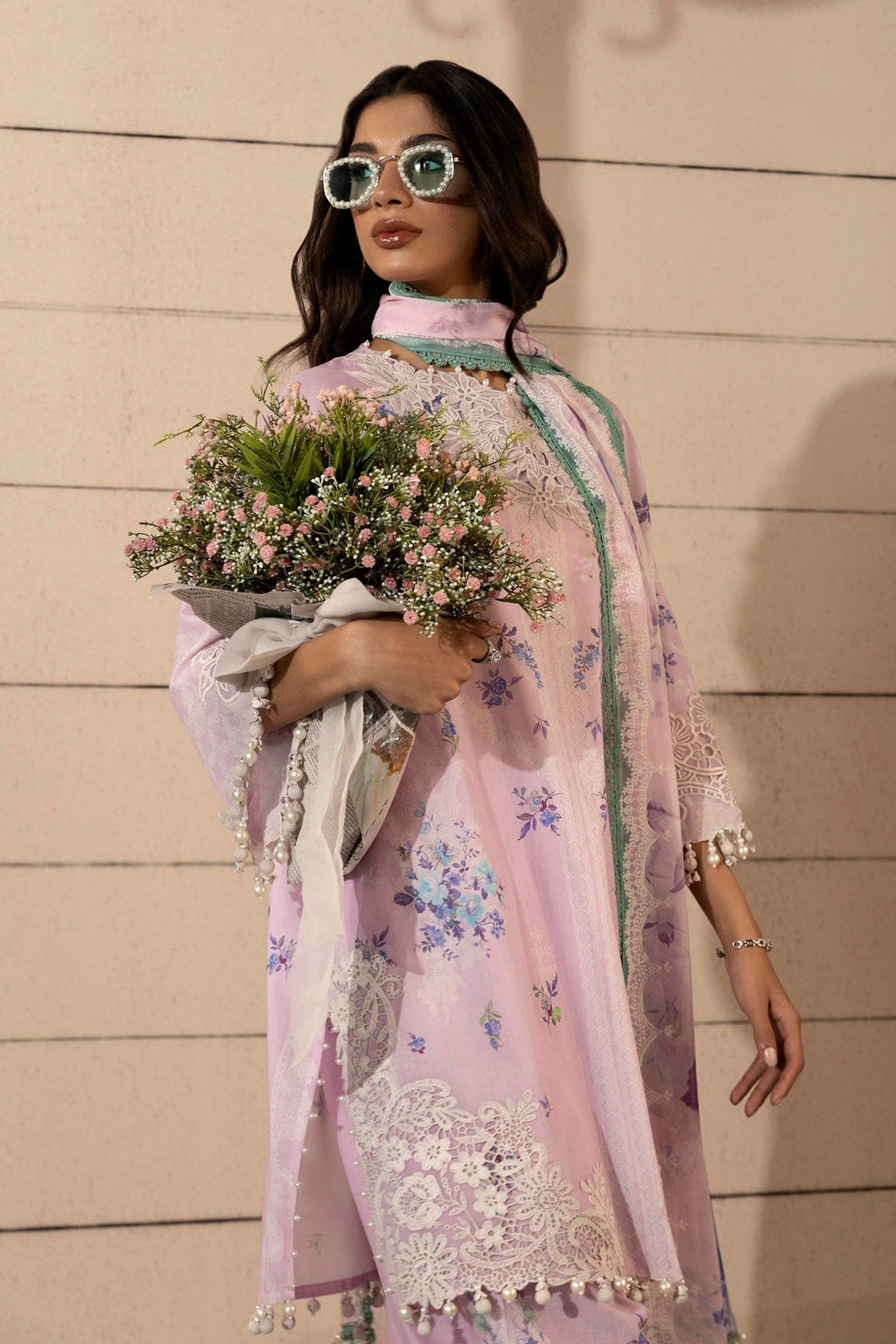 Sana Safinaz | Muzlin Spring 25 | M251-021B-3CI - Riwayat-e-Khas