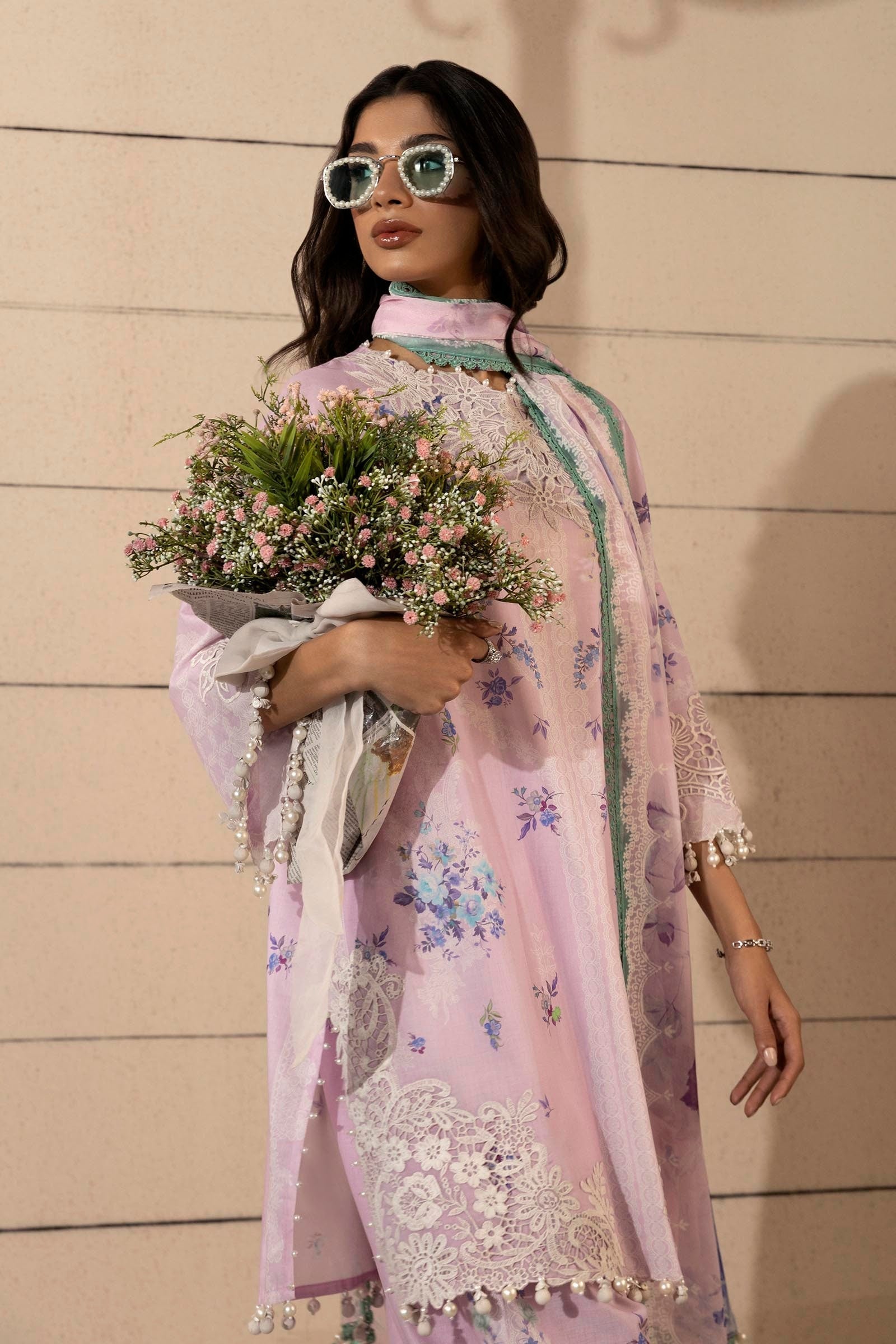 Sana Safinaz | Muzlin Spring 25 | M251-021B-3CI - Riwayat-e-Khas