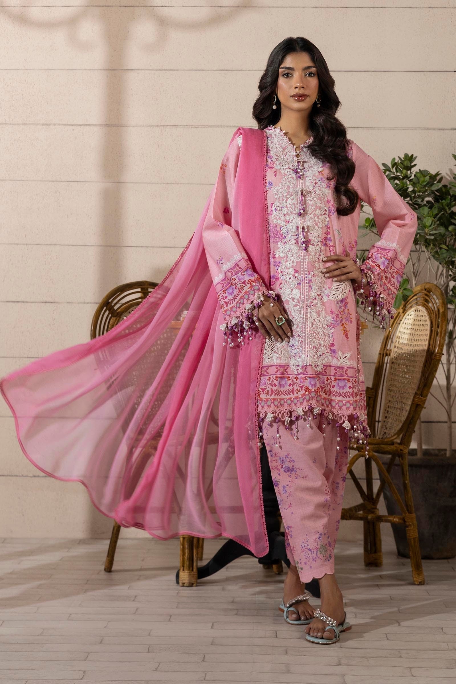 Sana Safinaz | Muzlin Spring 25 | M251-023A-3CI - Riwayat-e-Khas