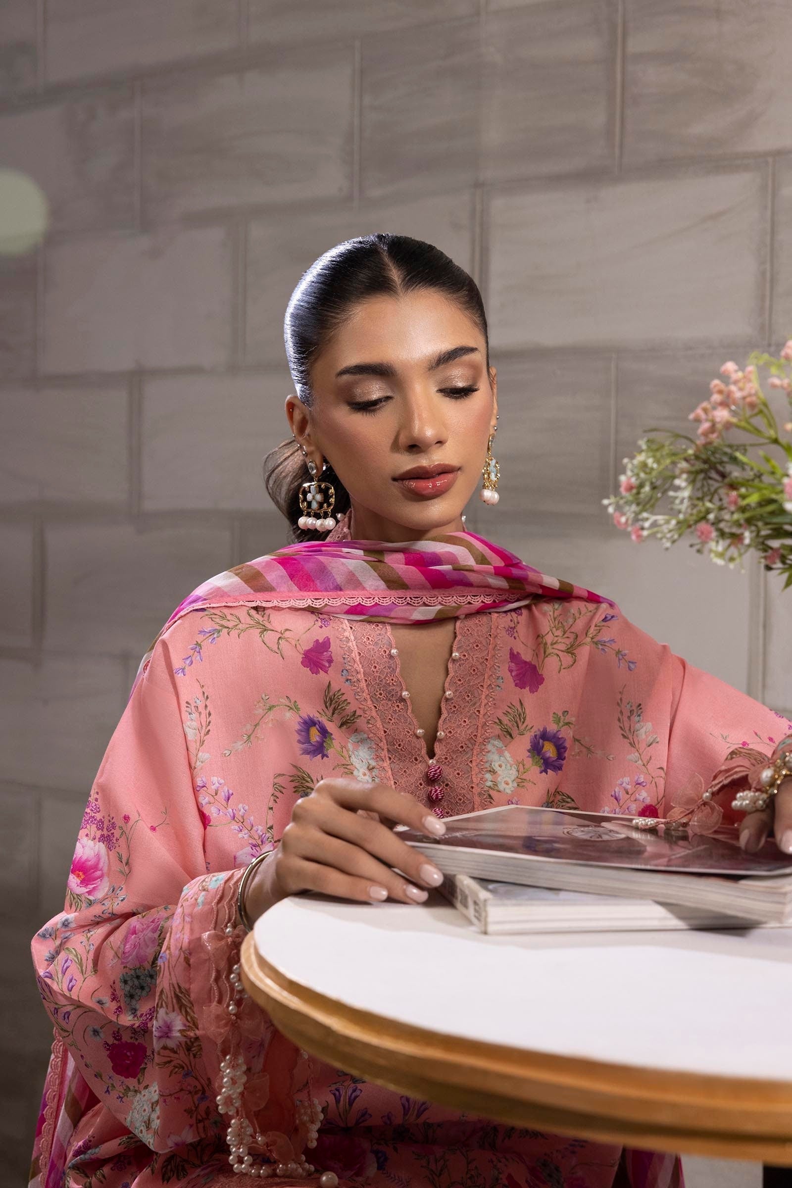 Sana Safinaz | Muzlin Spring 25 | M251-024B-3CI - Riwayat-e-Khas