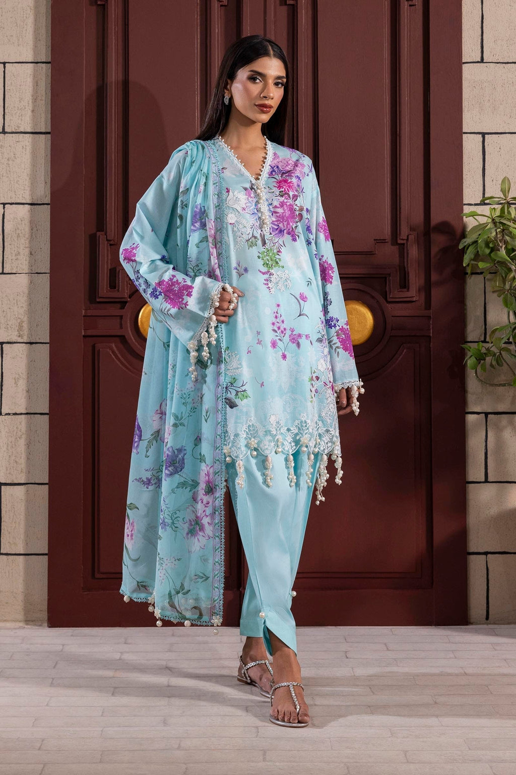Sana Safinaz | Muzlin Spring 25 | M251-025B-3CJ - Riwayat-e-Khas