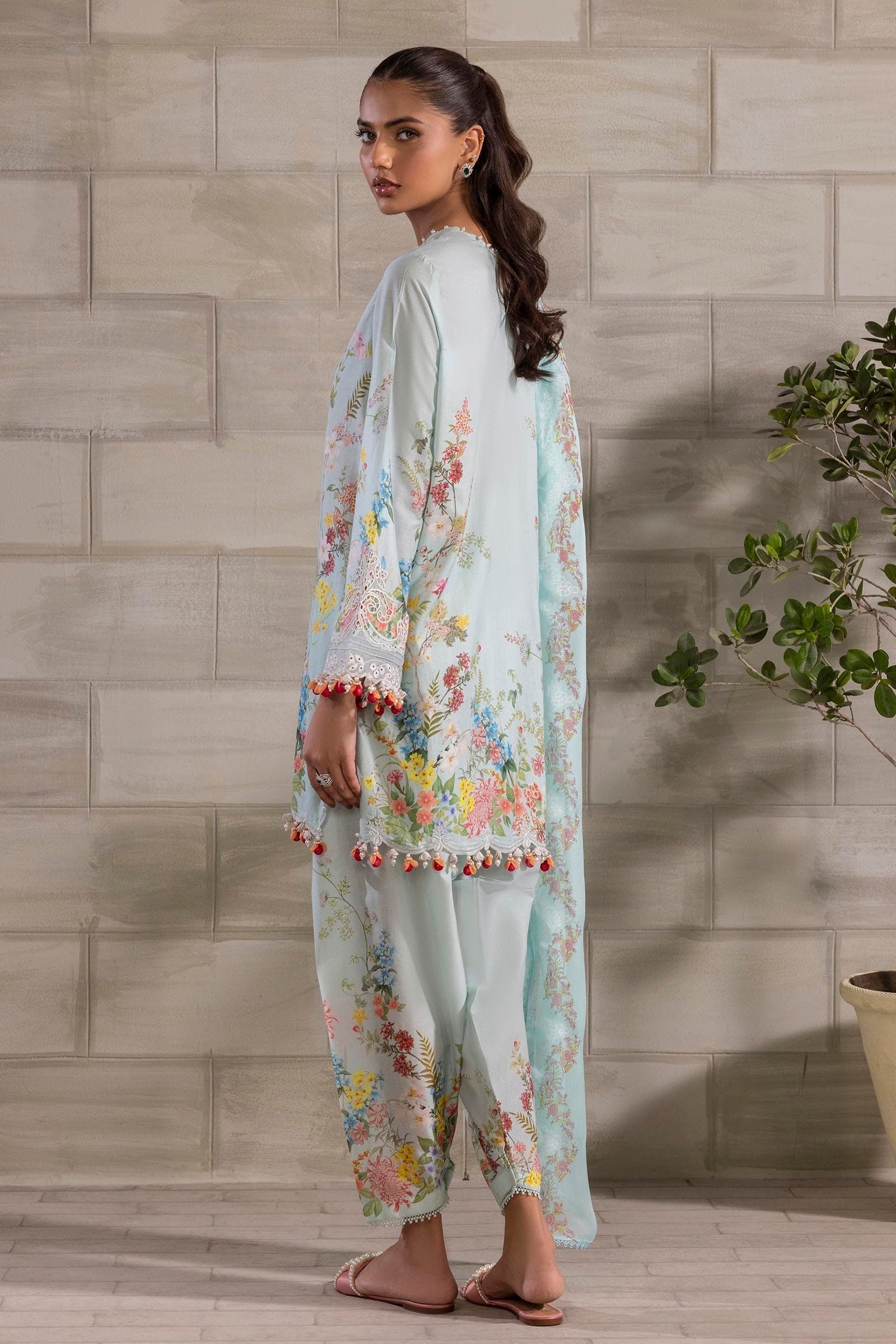 Sana Safinaz | Muzlin Spring 25 | M251-030A-3CI - Riwayat-e-Khas