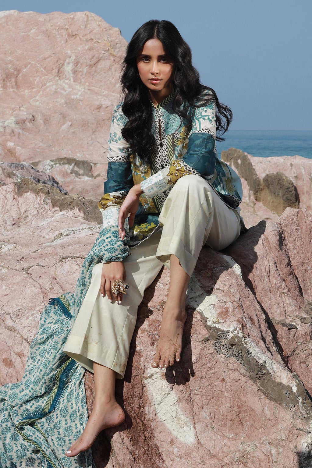 Sana Safinaz | Mahay Spring 24 | H241-015A-2I - House Of Anaya
