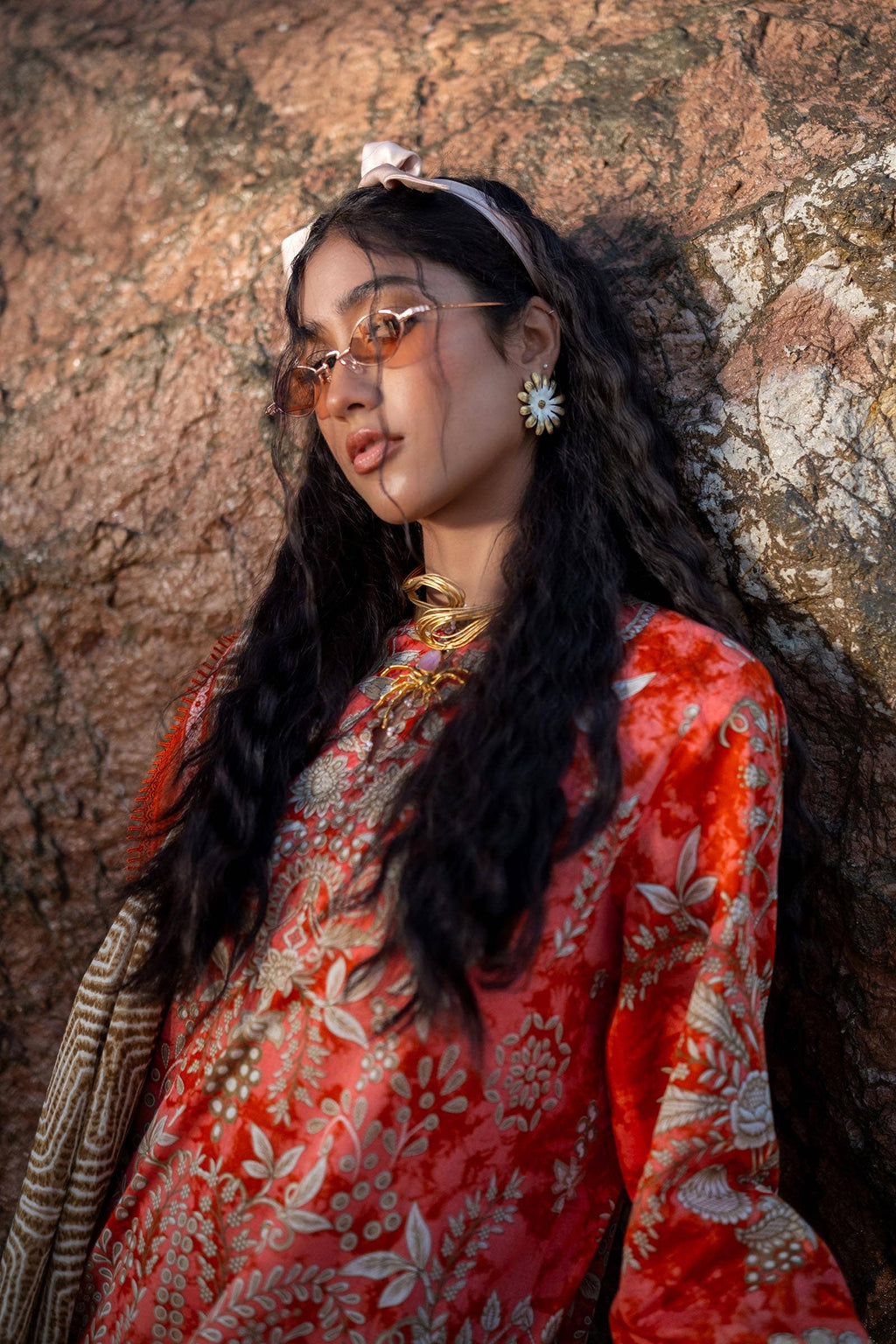 Sana Safinaz | Mahay Spring 24 | H241-018A-2BG - House Of Anaya