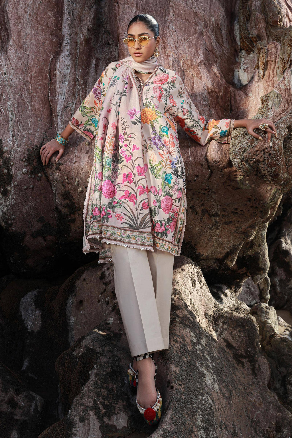 Sana Safinaz | Mahay Spring 24 | H241-019B-3CS - House Of Anaya
