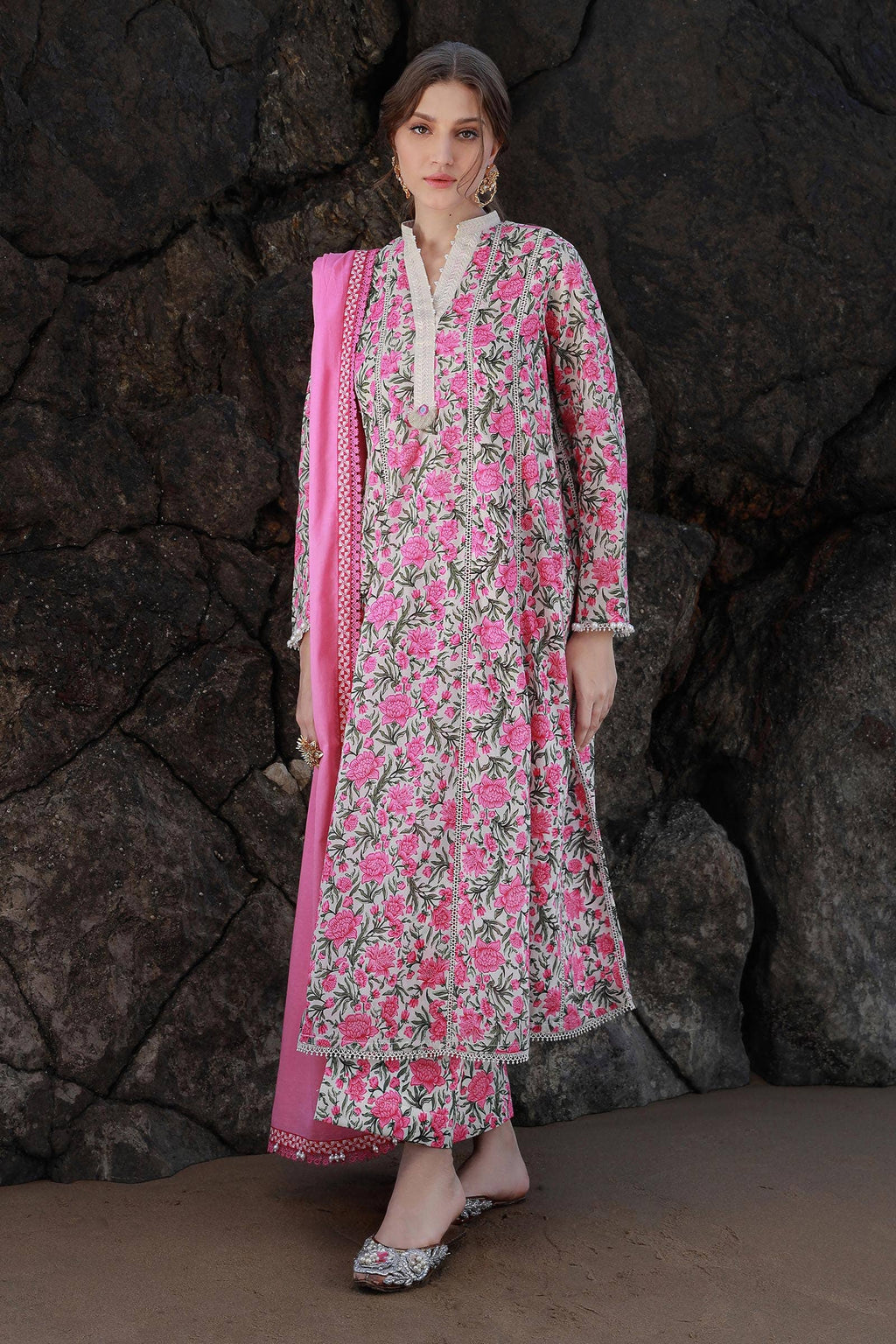 Sana Safinaz | Mahay Spring 24 | H241-004A-3CG - House Of Anaya