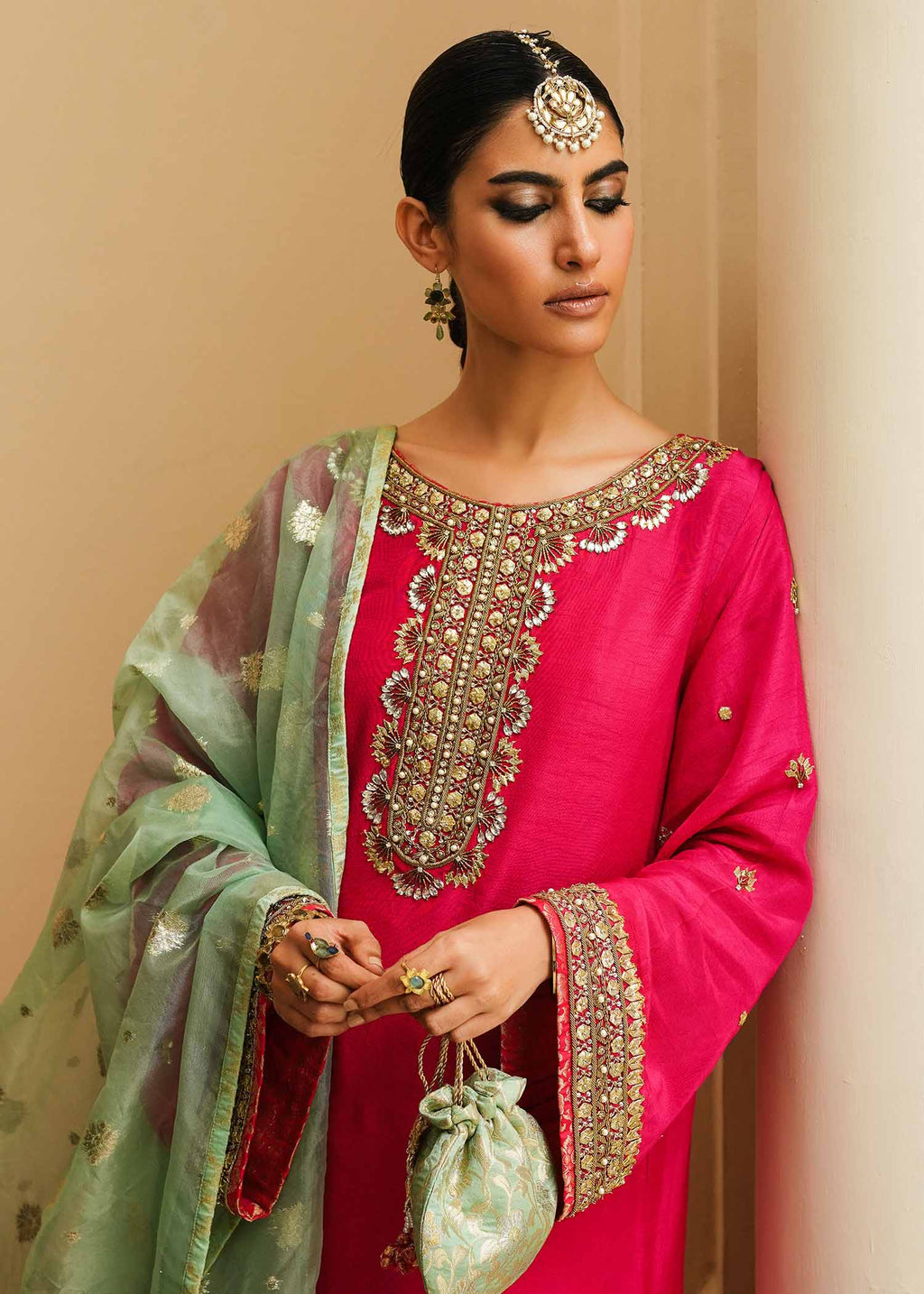 Mahgul | Eid Edit 2024 | Fuschia Rose - Riwayat-e-Khas