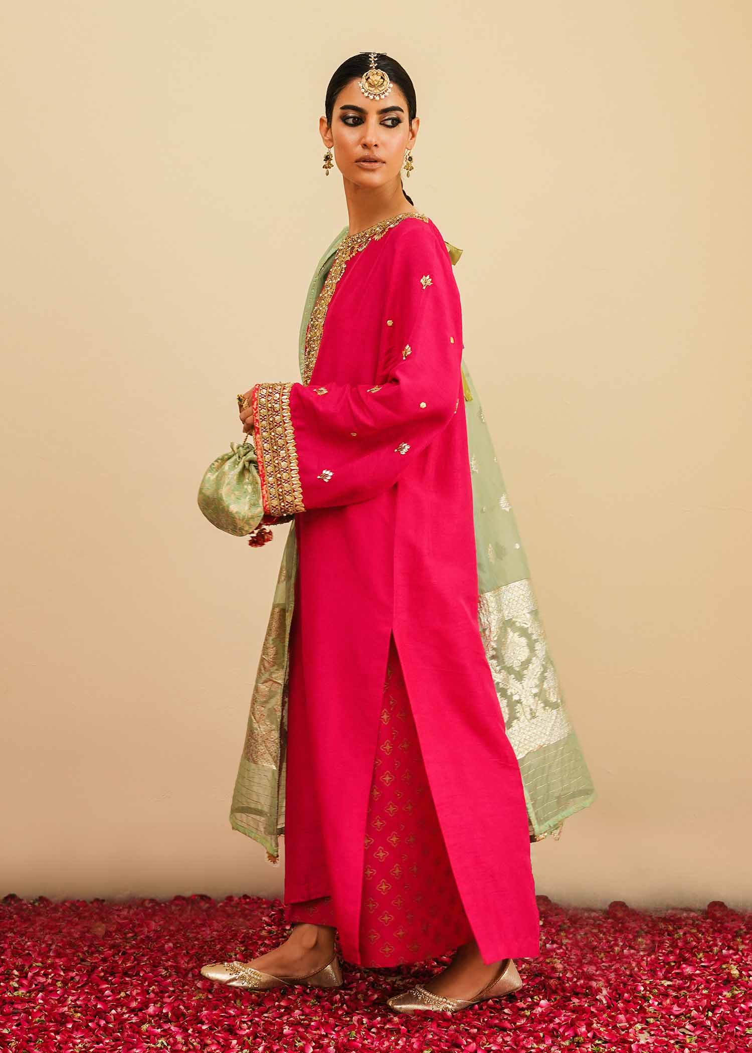 Mahgul | Eid Edit 2024 | Fuschia Rose - Riwayat-e-Khas