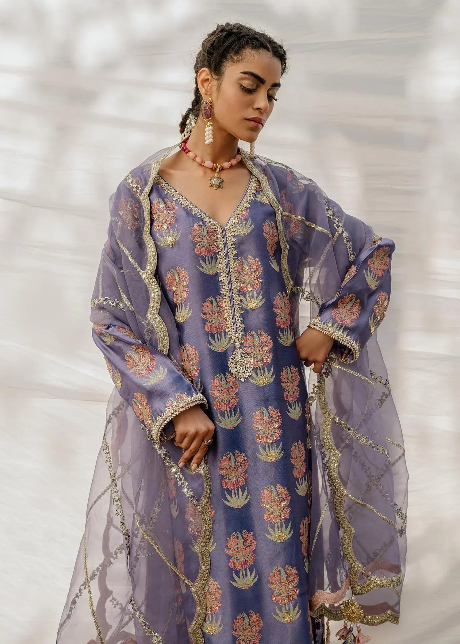 Mahgul | Eid Edit 2024 | Damson Diamante - Riwayat-e-Khas