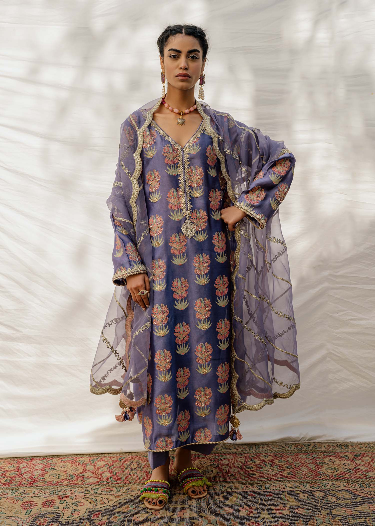 Mahgul | Eid Edit 2024 | Damson Diamante - Riwayat-e-Khas