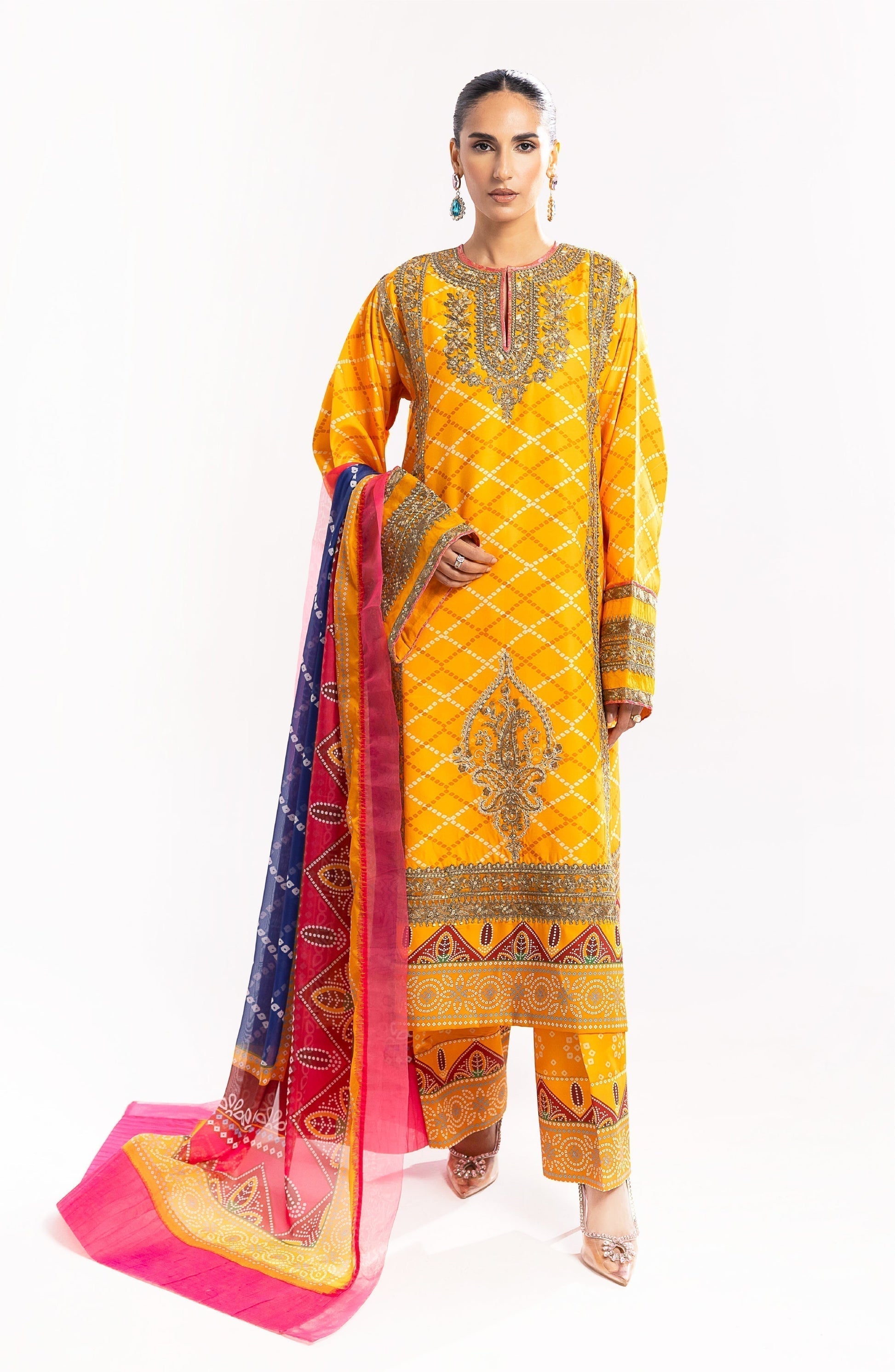 Maryum N Maria | Eid Luxury Lawn 24 | Bahar - House Of Anaya