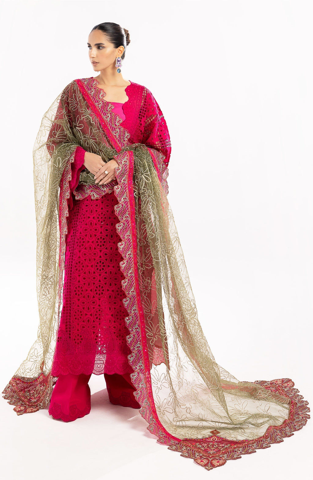 Maryum N Maria | Eid Luxury Lawn 24 | Yasmin - House Of Anaya