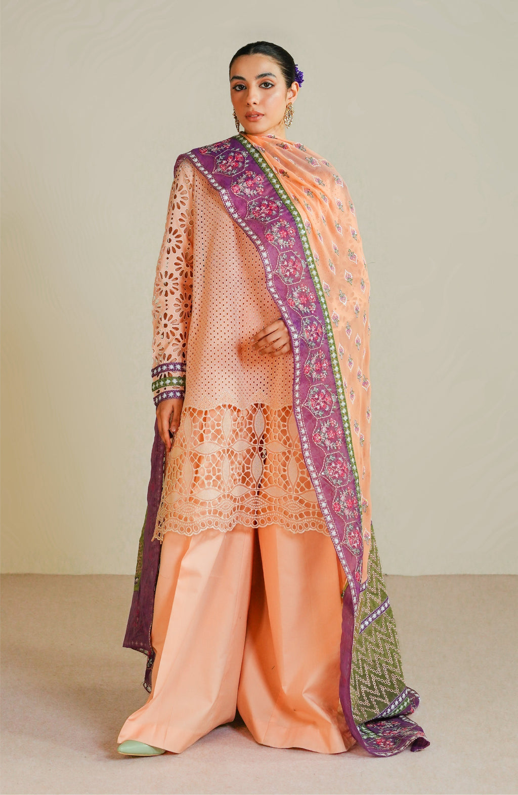 Maryum N Maria | Eid Luxury Lawn 24 | Roheen - House Of Anaya