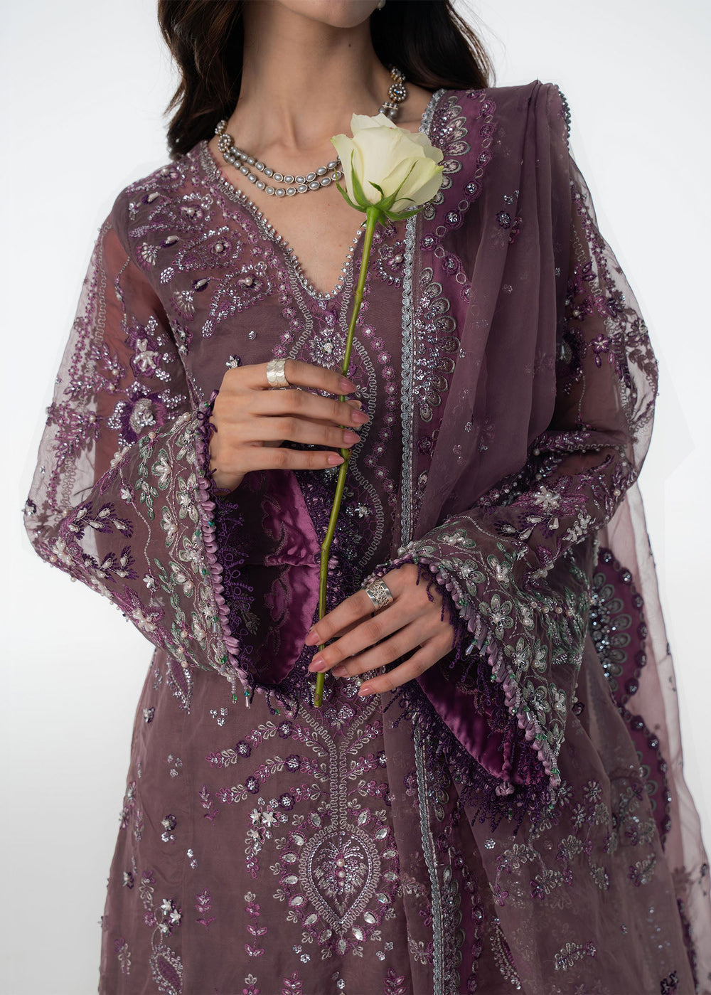 Sadaf Fawad Khan | Festive 25 | Wistful Mauve - Riwayat e Khas