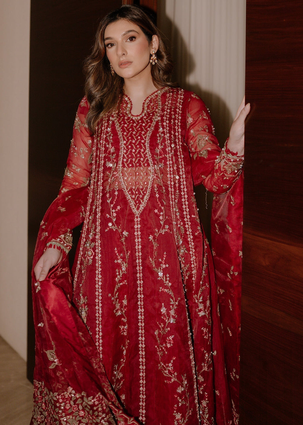 Sadaf Fawad Khan | Festive 25 | Scarlet - Riwayat e Khas