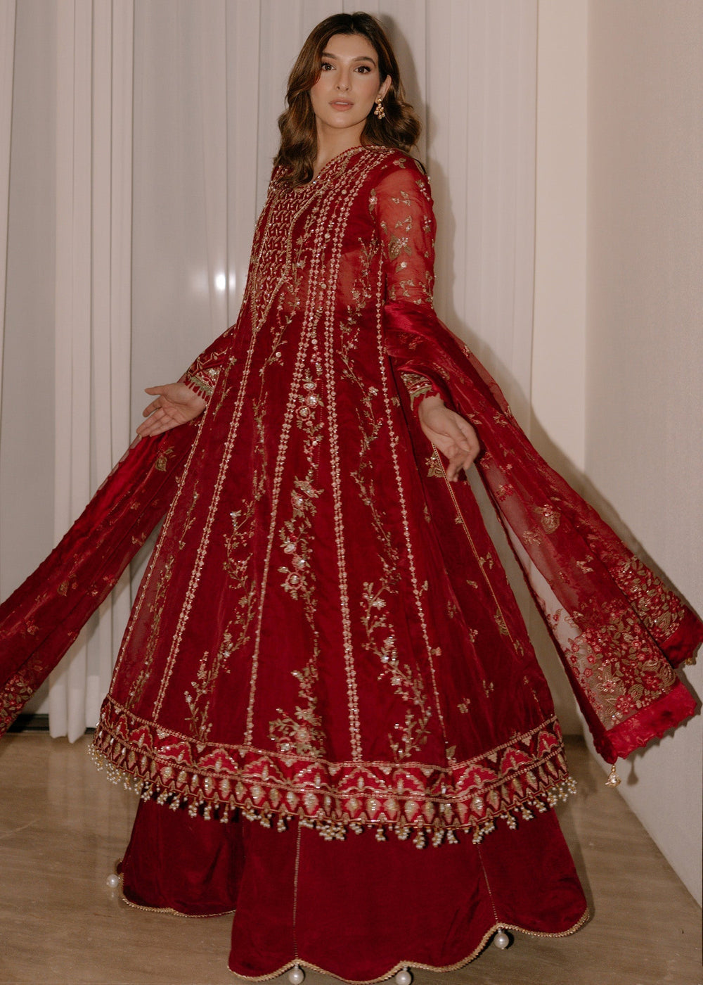 Sadaf Fawad Khan | Festive 25 | Scarlet - Riwayat e Khas