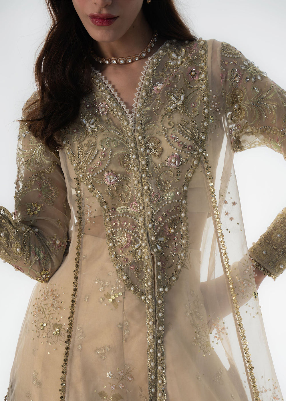 Sadaf Fawad Khan | Festive 25 | Ivory Celeste