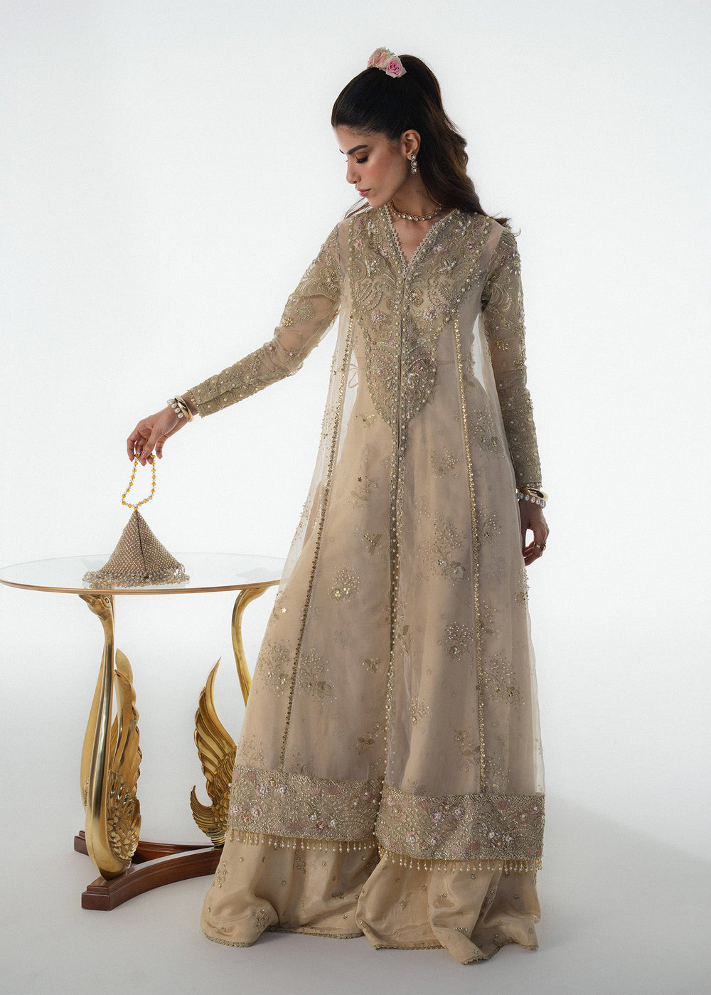 Sadaf Fawad Khan | Festive 25 | Ivory Celeste