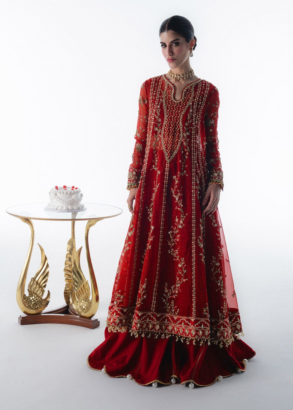 Sadaf Fawad Khan | Festive 25 | Scarlet - Riwayat e Khas