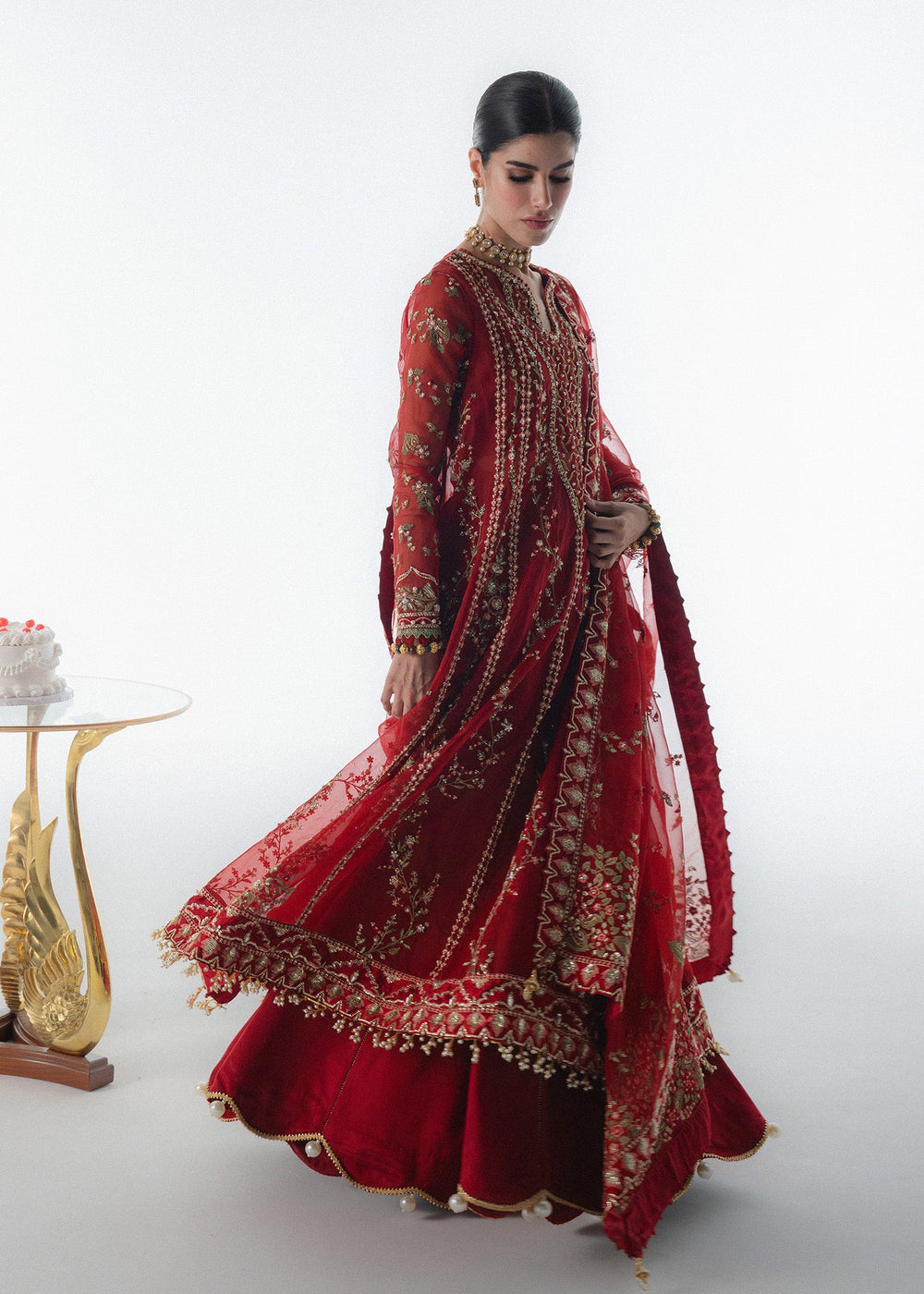 Sadaf Fawad Khan | Festive 25 | Scarlet - Riwayat e Khas