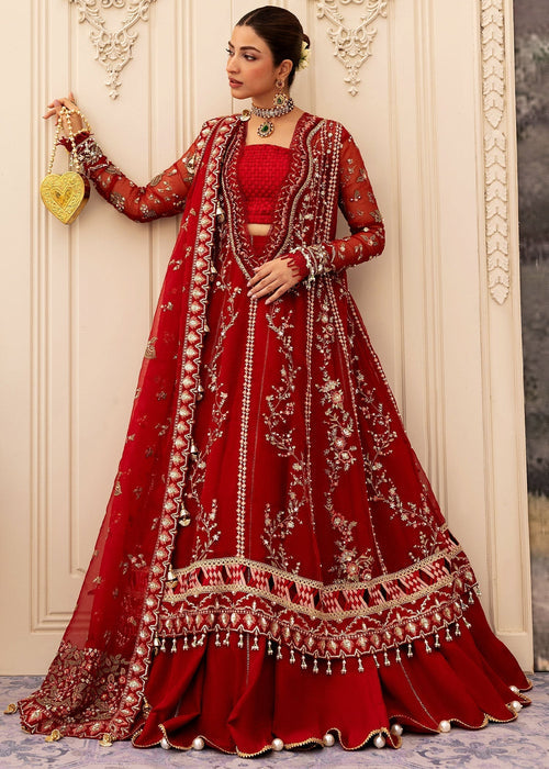 Sadaf Fawad Khan | Wedding Festive 25 | Scarlet - Riwayat e Khas