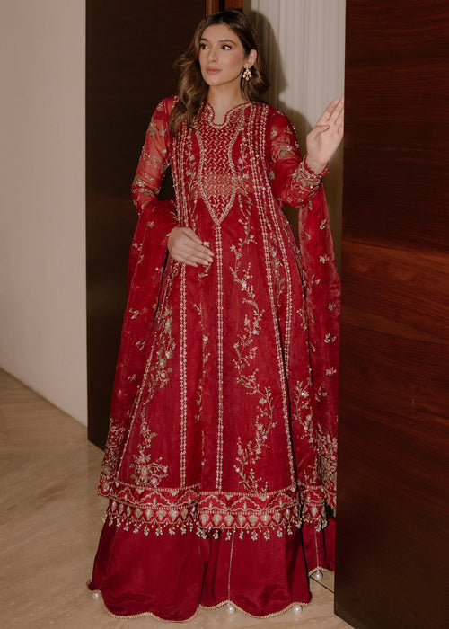 Sadaf Fawad Khan | Wedding Festive 25 | Scarlet - Riwayat e Khas