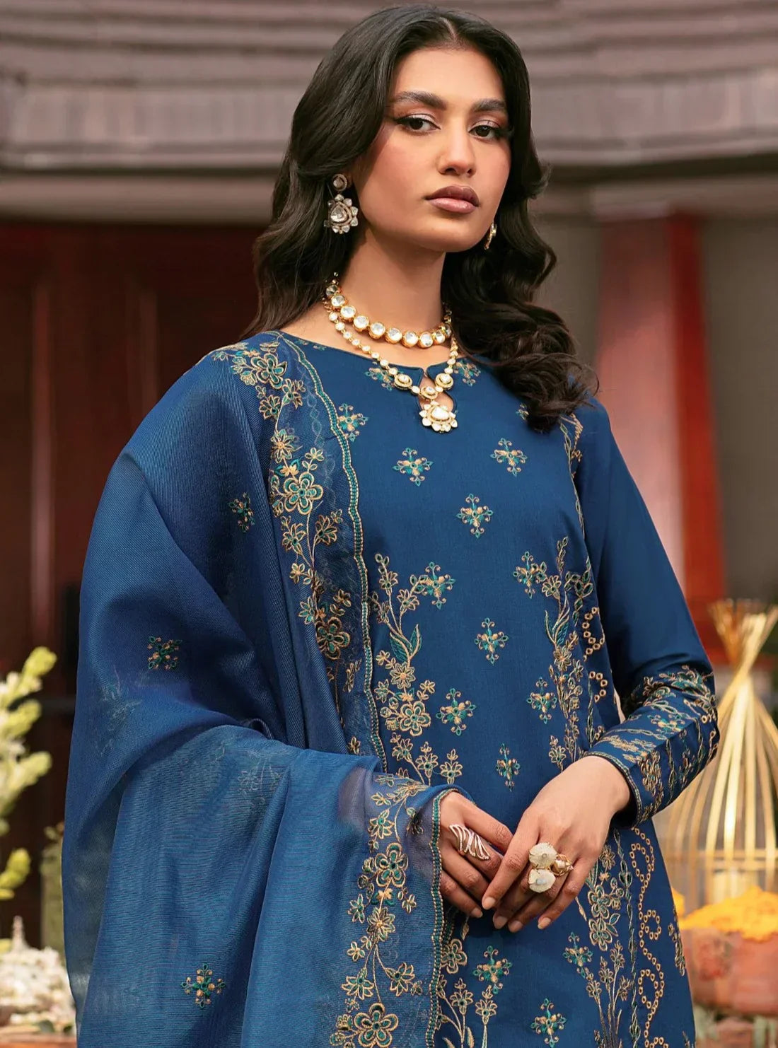 Mohagni | Muntazir Luxury Lawn 24 | CM-06 - Riwayat-e-Khas