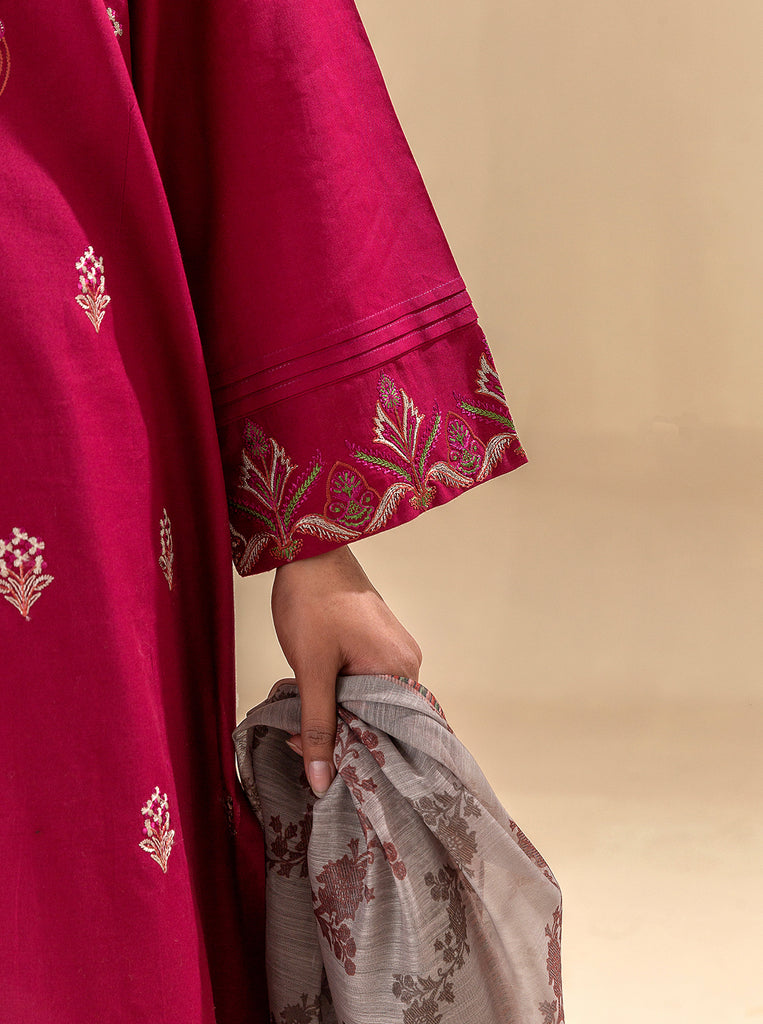 Morbagh | Lawn Collection 24 | RASPBERRY COULIS - Riwayat-e-Khas