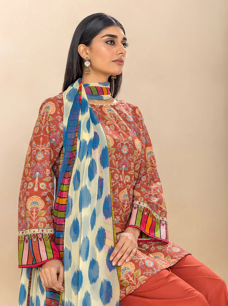 Morbagh | Lawn Collection 24 | AUBURN SKY - Riwayat-e-Khas