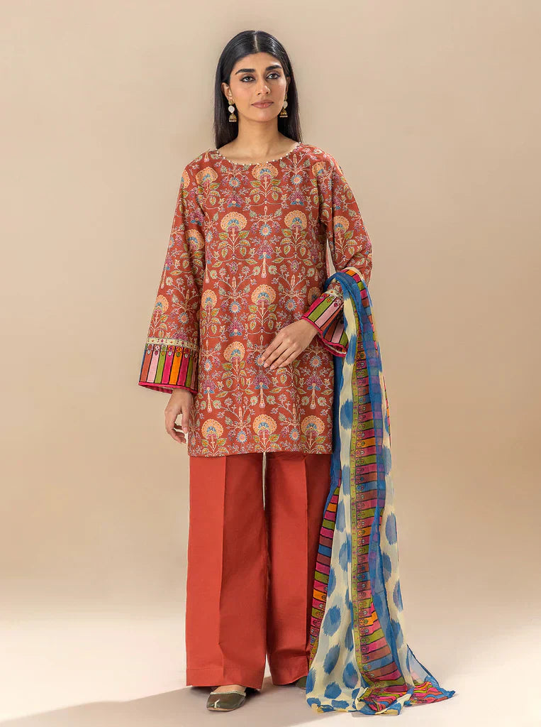 Morbagh | Lawn Collection 24 | AUBURN SKY - Riwayat-e-Khas