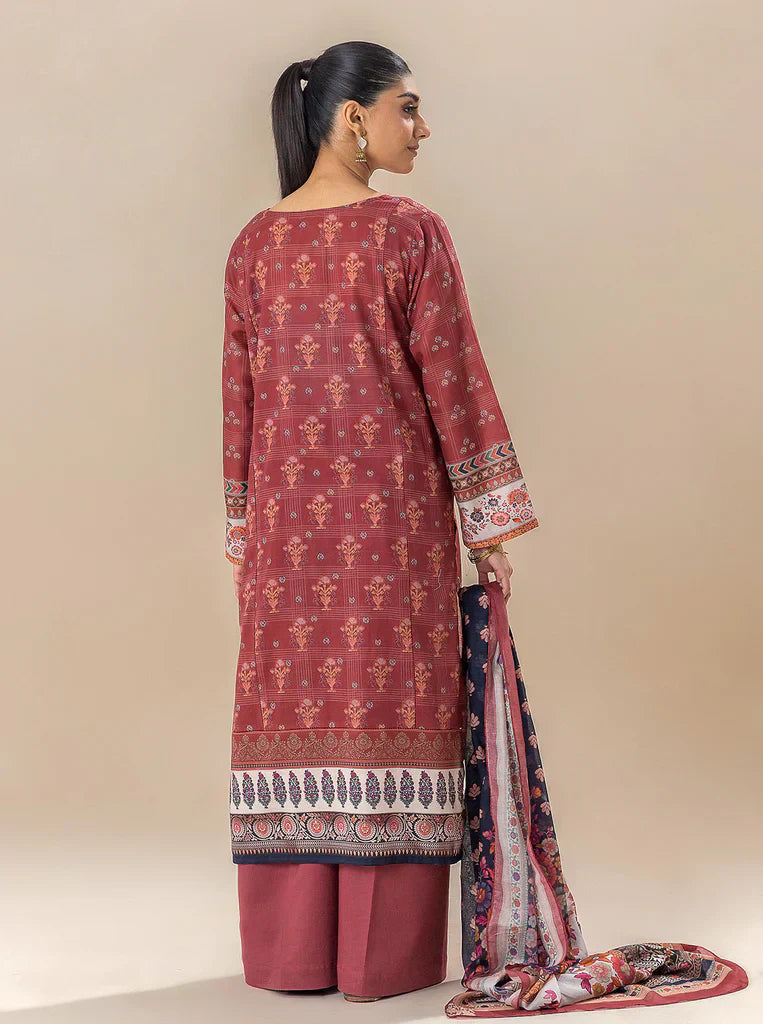 Morbagh | Lawn Collection 24 | ROYALTY RED - Riwayat-e-Khas
