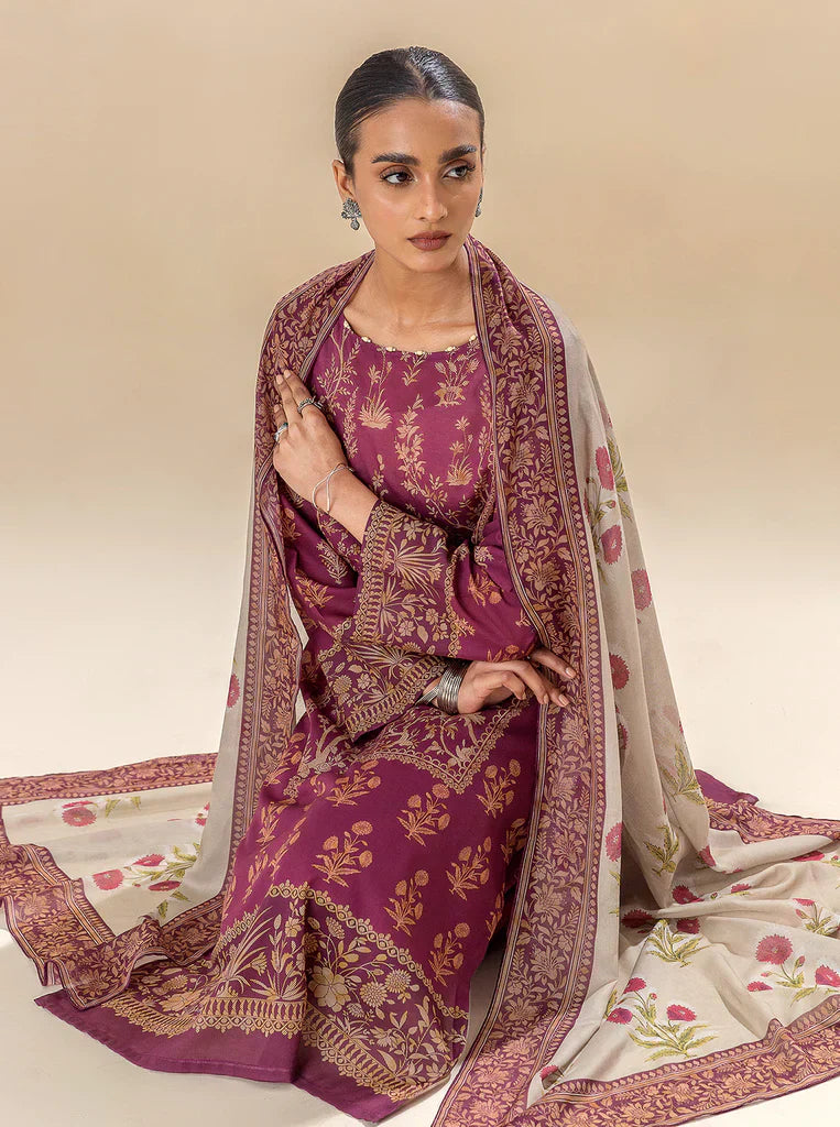 Morbagh | Lawn Collection 24 | MAGENTA MOON - Riwayat-e-Khas