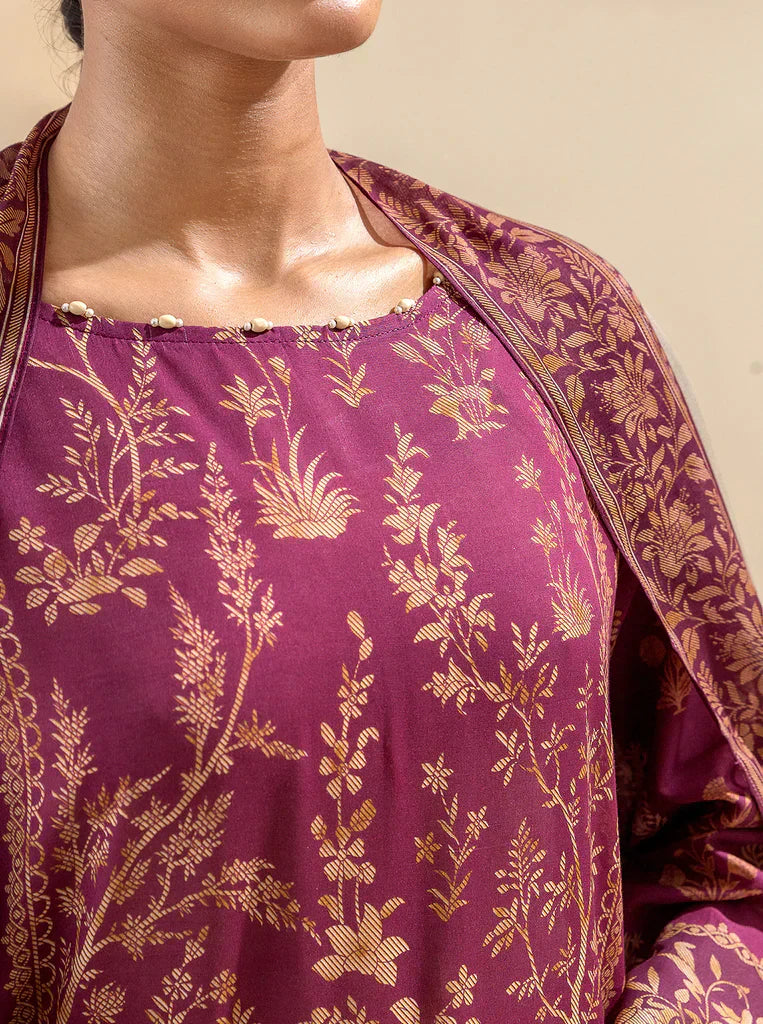 Morbagh | Lawn Collection 24 | MAGENTA MOON - Riwayat-e-Khas