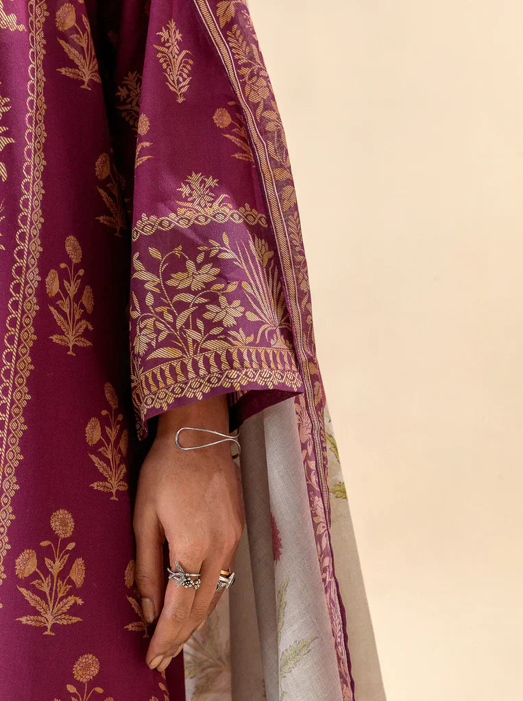 Morbagh | Lawn Collection 24 | MAGENTA MOON - Riwayat-e-Khas